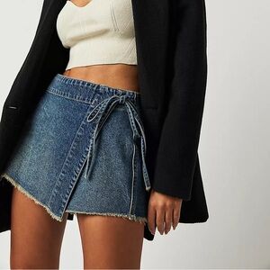 Free People Denim Skort NWT